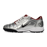 Nike Total 90 III Turf TF Silver and Dark Red Football Boot