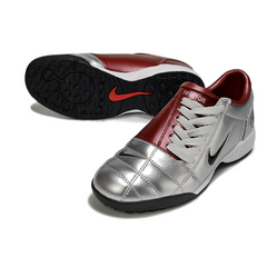 Scarpa da calcio Nike Total 90 III Turf TF argento e rosso scuro