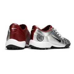 Scarpa da calcio Nike Total 90 III Turf TF argento e rosso scuro