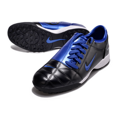 Botas de fútbol Nike Total 90 III Turf TF negras y azules