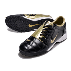 Botas de fútbol Nike Total 90 III Turf TF negras y doradas