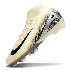 Nike Air Zoom Mercurial Superfly 10 Elite Beige Firm Ground FG Kids Football Boot