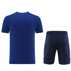 Conjunto Adidas Camiseta + Short Azul - VENI Futebol
