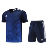 Conjunto Adidas Camiseta + Short Azul Escuro - VENI Futebol