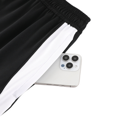 Conjunto Adidas Camiseta + Short Branca e Preta - VENI Futebol