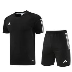 Conjunto Adidas Camiseta + Short Preta - VENI Futebol