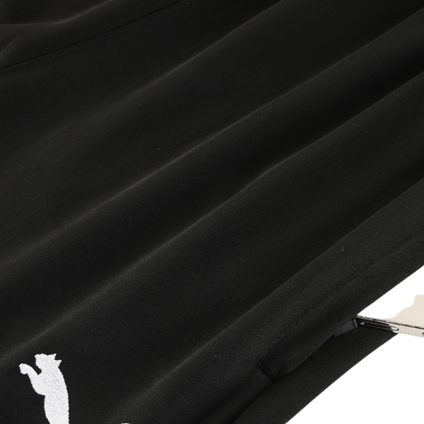 Conjunto Puma Camiseta + Calça Preta e Branca - VENI Futebol