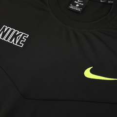 Conjunto Nike Camiseta + Short Preta e Verde - VENI Futebol