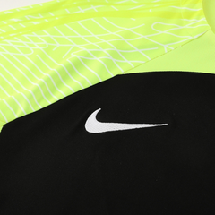 Nike Black and Light Green Training Set T-Shirt and Shorts