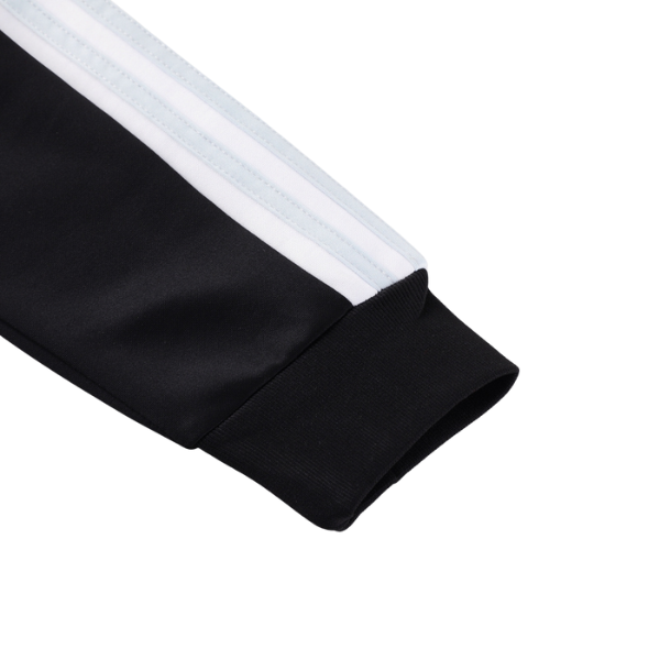 Conjunto de Frio Adidas Jaqueta + Calça Branca e Preta - VENI Futebol