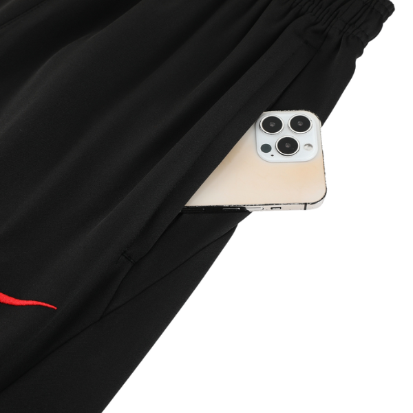 Conjunto de Frio Nike Blusão + Calça Azul Claro e Preta - VENI Futebol