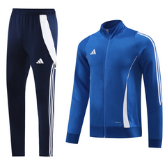 Conjunto de Frio Adidas Jaqueta + Calça Azul e Branco - VENI Futebol