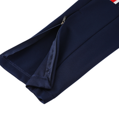 Giacca e pantaloni Adidas Cold Set blu scuro, bianco e rosso