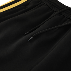 Adidas Black and Yellow Cold Set Jacket and Pants