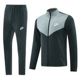Giacca e pantaloni Nike Cold Set verdi e grigi