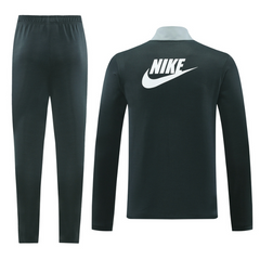 Nike Green and Grey Cold Set Jacket and Pants