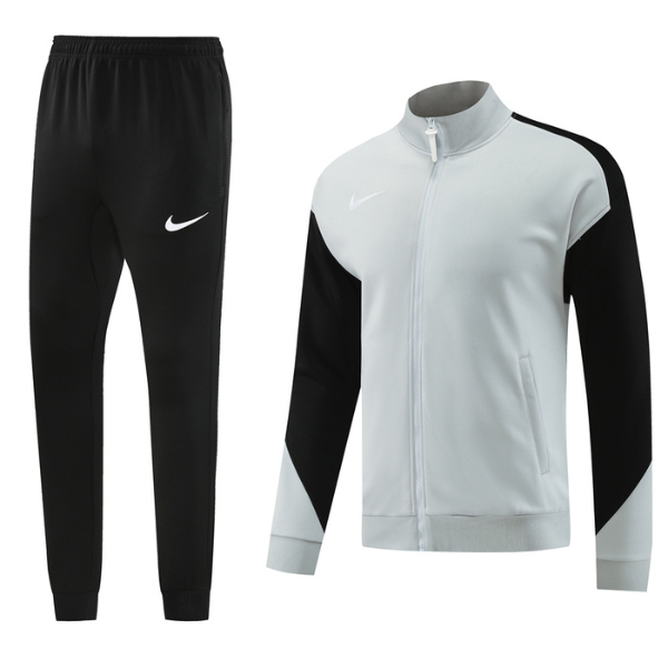 Conjunto de Frio Nike Jaqueta + Calça Cinza e Preto - VENI Futebol