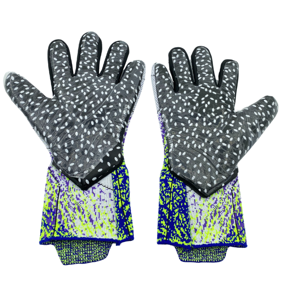 Luva de Goleiro Puma Future Z Branca, Roxo, Azul e Verde - VENI Futebol