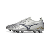 Mizuno Morelia Neo IV Elite Silver Firm Ground FG Football Boot