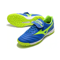 Mizuno Morelia Sala Classic Blue and Green Turf TF Football Boot