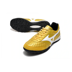 Mizuno Morelia Sala Turf TF Golden and White Football Boot