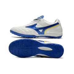 Mizuno Wave Cup White and Blue Turf TF Football Boot