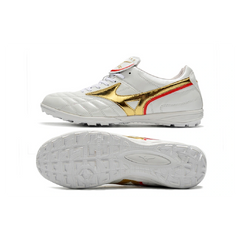 Mizuno Wave Cup White and Gold Turf TF Football Boot
