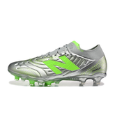 New Balance Tekela Elite V5 Silver and Green Firm Ground FG Football Boot