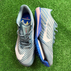 Nike Air MaxFly 2 Light Blue Running Spikes Shoes Size 40,5 Eur