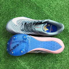 Nike Air MaxFly 2 Light Blue Running Spikes Shoes Size 40,5 Eur