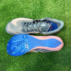 Nike Air MaxFly 2 Light Blue Running Spikes Shoes Size 42 Eur