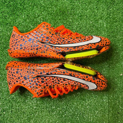 Nike Air MaxFly 2 Orange and Black Running Spikes Shoes Size 44 Eur