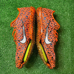 Nike Air MaxFly 2 Orange and Black Running Spikes Shoes Size 44 Eur