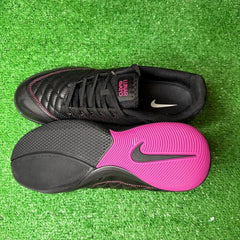 Nike Lunar Gato II Black, White and Pink Indoor IC Football Boot Size 42 Eur