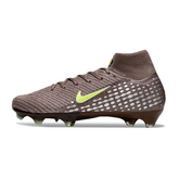 Botas de fútbol Nike Air Zoom Mercurial Superfly 10 Elite Brown Mbappé Pack para terreno firme (FG).