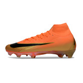Botas de fútbol Nike Air Zoom Mercurial Superfly 10 Elite Naranja y Oro para Terreno Firme (FG)