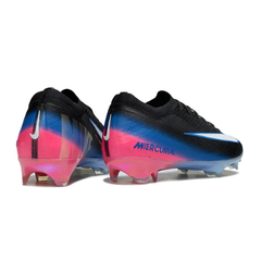 Nike Air Zoom Mercurial Vapor 16 Elite Black Blue and Pink Firm Ground FG Football Boot