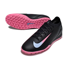 Nike Zoom Mercurial Vapor 16 Elite Black Blue and Pink Turf TF Football Boot