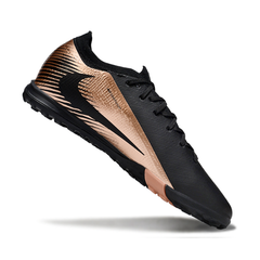 Bota de fútbol Nike Zoom Mercurial Vapor 16 Elite Turf TF negra y bronce