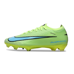 Botas de fútbol Nike Air Zoom Mercurial Vapor 16 Elite Verde y Azul Claro para Terreno Firme (FG)