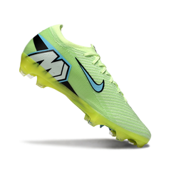Botas de fútbol Nike Air Zoom Mercurial Vapor 16 Elite Verde y Azul Claro para Terreno Firme (FG)