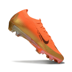 Botas de fútbol Nike Air Zoom Mercurial Vapor 16 Elite Naranja y Oro para Terreno Firme (FG)