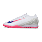 Scarpa da calcio Nike Zoom Mercurial Vapor 16 Elite Turf TF bianca, rosa e blu