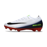 Scarpa da calcio Nike Air Zoom Mercurial Vapor 16 Elite bianca rossa e blu per terreni compatti FG