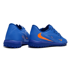Nike Phantom 6 Academy Blue and Orange Turf TF Football Boot