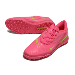 Scarpa da calcio Nike Phantom 6 Academy Turf TF rosa fluorescente e verde