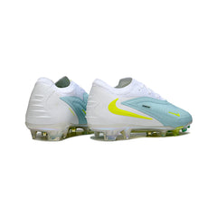 Nike Phantom 6 Elite White, Light Blue and Yellow Firm Ground FG Football Boot