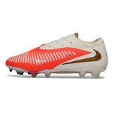 Nike Phantom 6 Elite White and Orange Firm Ground FG Football Boot