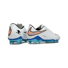 Nike Phantom Hypervenom Elite White Blue and Orange Firm Ground FG Football Boot