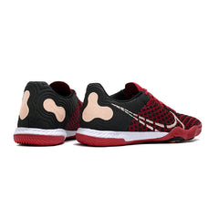 Nike Reactgato Red and Black Indoor IC Football Boot